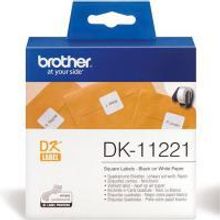 BROTHER DK11221 квадратные наклейки (23 x 23 мм) 1000 шт.