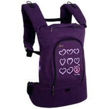 Эрго-рюкзак I Love Mum Лайт, цвет 409 баклажан сердечки