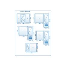 Окна 4-комнатная квартира Серия П-43 Стоимость Эконом