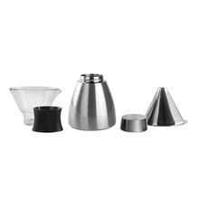 Кофеварка портативная серебристая Asobu Pour Over 1л