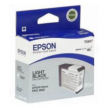 Картридж  Epson (C13T580700) для Stylus Pro 3800 (80 мл) Серый