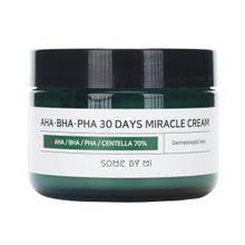 Крем с AHA, BHA, PHA кислотами для проблемной кожи Some by Mi AHA-BHA-PHA 30 Days Miracle Cream 60мл