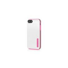 Чехол incipio для iphone 5 dual pro shine optical white hot pink