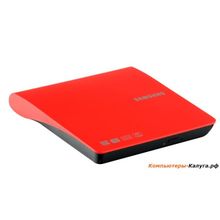 Оптич. накопитель ext. DVD±RW Samsung SE-208AB TSRS Slim Red &lt;SuperMulti, USB 2.0, Retail&gt;