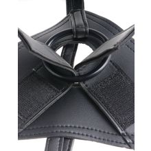 Телесный страпон Strap-on Harness Cock - 15,2 см.