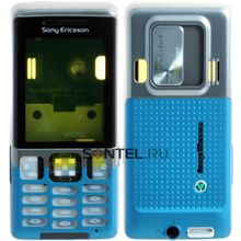 Корпус Class A-A-A Sony-Ericsson C702 синий