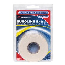 Pharmacels Тейп спортивный 3,8 см x 11,4 м в розничной упаковке EUROLINE Extra Tape Pharmacels Цвет: Белый 3,8 см х 11,4 м