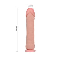 Фаллоимитатор на присоске The Big Penis - 26,8 см. телесный