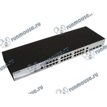 Коммутатор 1U 19" RM D-Link "DES-1210-28 ME B3B" 24 порта 100Мбит сек. + 2 порта 1Гбит сек. SFP + 2 порта SFP, управляемый (oem) [141272]