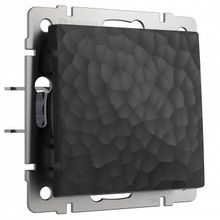Werkel Выключатель одноклавишный без рамки Werkel Hammer W1210008 (черный) ID - 436103