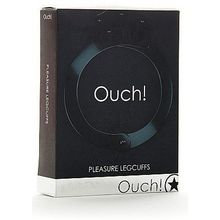 Черные оковы на ноги Pleasure legcuffs Черный