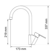 WasserKRAFT Смеситель для кухни Ammer 3707