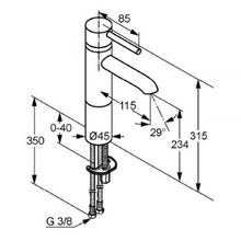 Kludi Bozz 382960576 хром для раковины