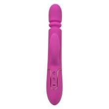 Лиловый вибратор с поступательными движениями Shameless Slim Player - 22,75 см. (239657)