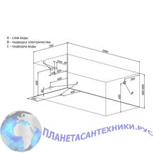 Акриловая ванна Aquanet Polo 170x80