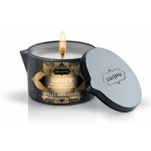 Kama Sutra Массажная свеча Ignite Vanilla Sandalwood с ароматом ванили и сандала - 170 гр.