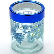 3810 Набор стекл банок 3пр MB в мет подст (х6)