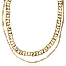 Многослойное колье под золото (арт. 83432-2)