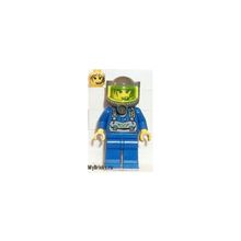 Lego Rock Raiders RCK004 Jet - Trans-Neon Green Visor (Джет с Зеленым Стеклом Шлема) 1999