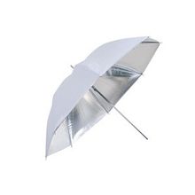 Зонт Fujimi 84 см FJU567-33 белый-серебро однослойный