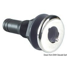 Osculati Nylon seacock black 5 8, 17.327.02