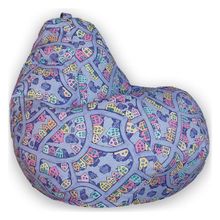 Dreambag Кресло-мешок Домики Фиолетовые 2XL ID - 339919