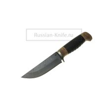 Нож Лунь-4 (дамасская сталь), граб