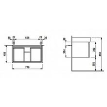 Тумба с раковиной Laufen Pro 4.8306.2.095.423.1
