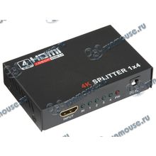 Разветвитель 4 порта HDMI ORIENT "HSP0104HN", с блоком питания (ret) [139211]