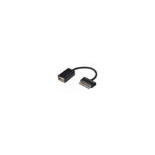 Соединительный кабель USB OTG Digitus для Samsung 30 pin (M) - USB A (F) 0.15m, черный