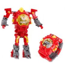 Часы-игрушка трансформер Robot Watch, красный