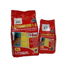 Затирка LITOCHROM 1-6 C.140   ЛИТОХРОМ 1-6 С.140 (св.коричневая) 2 кг