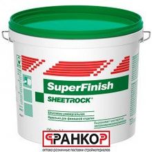Шпатлевка готовая "Sheetrock SuperFinish" (5кг 3,5л) (120 шт под)