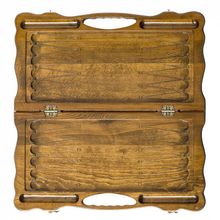 Шахматы + нарды резные с гранатами 60