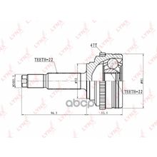 Шрус Наружный | Перед Прав Лев | LYNXauto арт. CO1825A