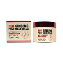 Крем для лица восстанавливающий с экстрактом красного женьшеня FarmStay Red Ginseng Prime Repair Cream 100мл