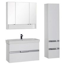 Зеркало-шкаф Aquanet Виго 100 белый