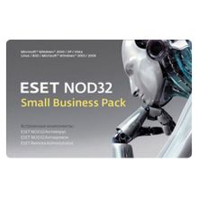Антивирус ESET NOD32 Small Business Pack карта на 10 устройства на 1 год