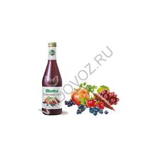 Био-сок "Biotta" Энергия ягод (виноград, арония, клубника, яблоко, черника, черн.смор) 0,5 л (6)
