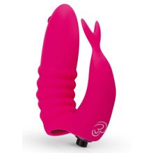 Easy toys Ярко-розовая вибронасадка на палец Finger Vibrator (ярко-розовый)