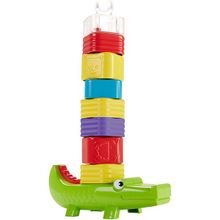 Fisher Price (MATTEL) Mattel Fisher-Price DRG34 Игрушка-пирамидка "Веселый крокодил" DRG34