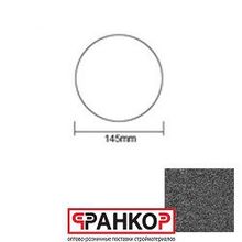 Заглушка полукруглого конька Feroof 145 мм Silver Grey 2063