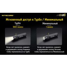 NiteCore Светодиодный поисковый фонарь NiteCore EC4GTS