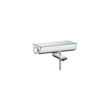 Смеситель для ванны термостат, Ecostat, с полочкой белой, Hansgrohe, 13141000
