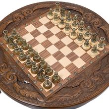 Стол ломберный шахматный "Круг Света"