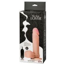 Lola toys Реалистичный вибратор The Best Lover 6  с присоской - 20 см. (телесный)