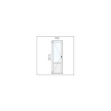 Пластиковая дверь Rehau (700х2200 мм)"