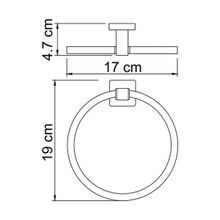 WasserKRAFT Держатель полотенец кольцо Lippe  K-6560