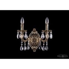 Bohemia Ivele Crystal 1702B 2 175 A GB бра (настенный светильник хрустальный)