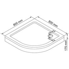 WasserKRAFT Поддон для душа Isen 26T00